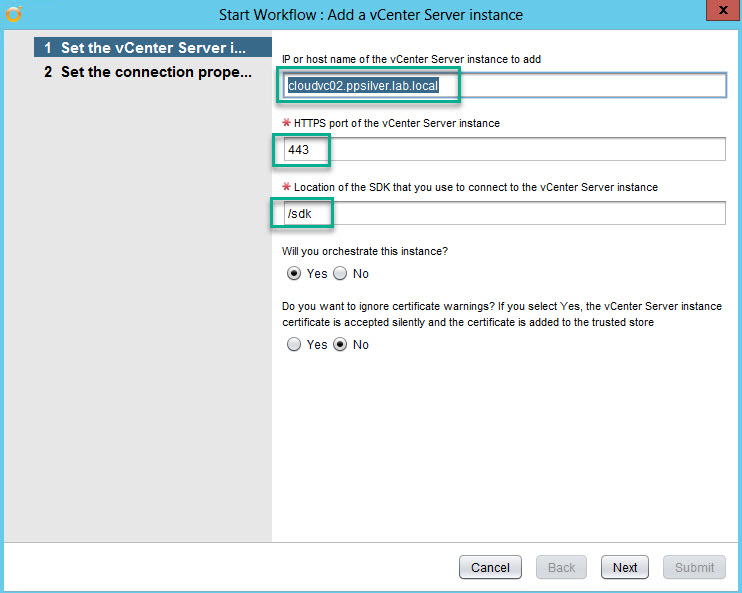 vROConfigurevCenterInstance4