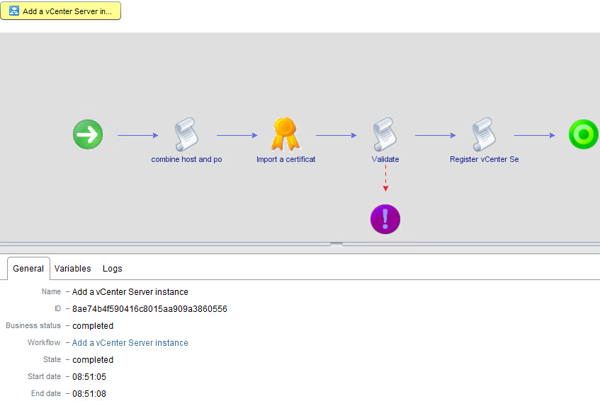 vROConfigurevCenterInstance7
