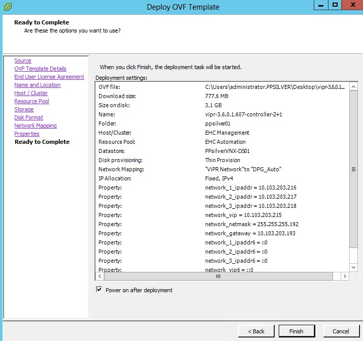 ViPR 3.6 Install &amp; Config11