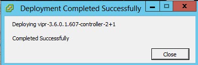 ViPR 3.6 Install &amp; Config13
