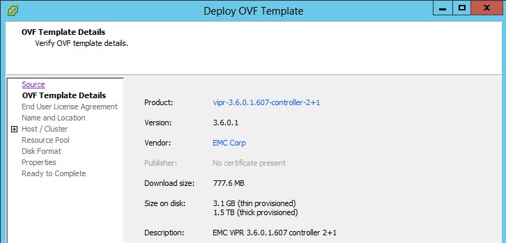 ViPR 3.6 Install &amp; Config3
