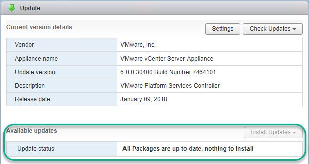 VCSA_Patch11