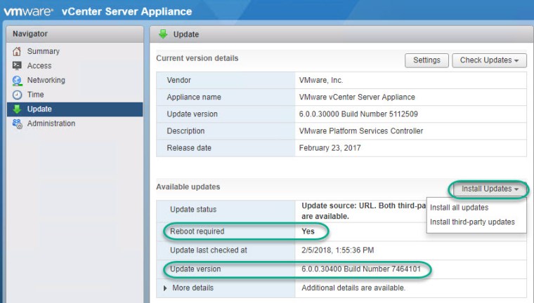 VCSA_Patch8