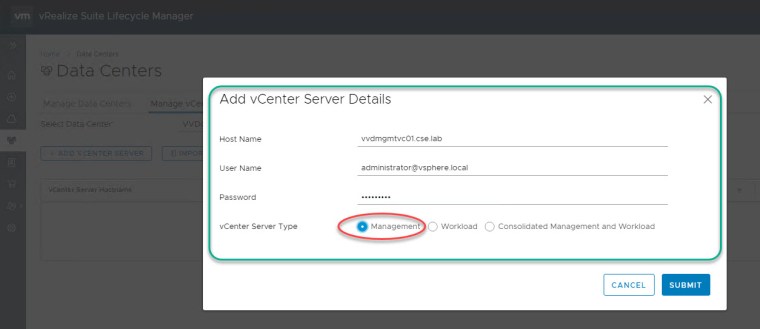 vrslcm import brownfield4