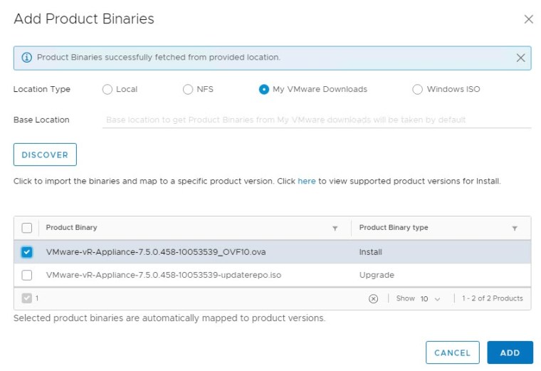 Deploy vRealize Suite Levergaing vRSLCM12a