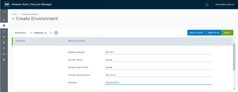 Deploy vRealize Suite Levergaing vRSLCM9