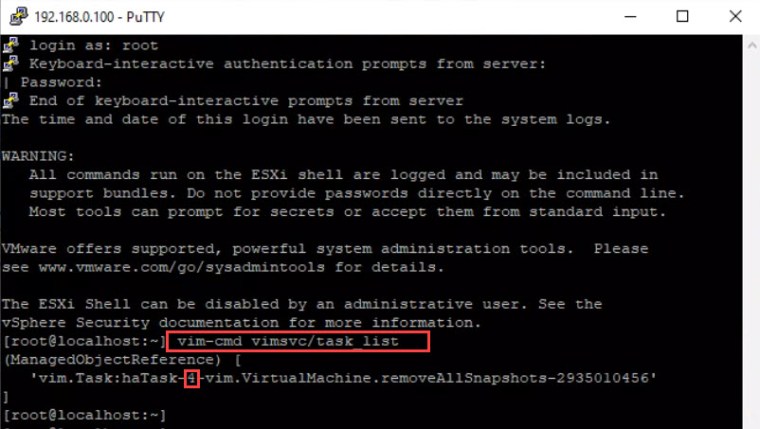 VMware ESXi – Monitoring Tasks VIA CLI – DavidRing.ie